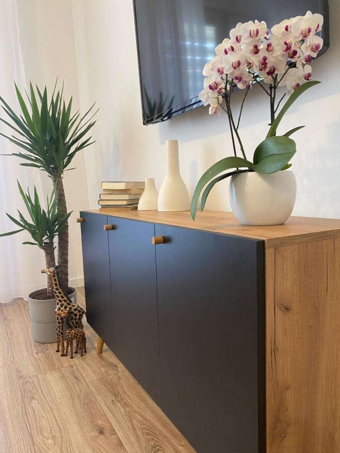 Nowoczesny Apartament W Dzierzoniowie - Parter - Balkon - Pokoj + Sypialnia Buitenkant foto